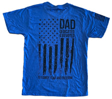 Load image into Gallery viewer, DAD - Dedicated and Devoted Unisex T-shirt