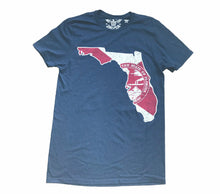 Load image into Gallery viewer, Florida Flag Navy Unisex T-shirt