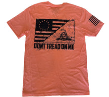 Load image into Gallery viewer, Don&#39;t Tread On Me Orange Unisex T-shirt