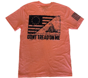 Don't Tread On Me Orange Unisex T-shirt