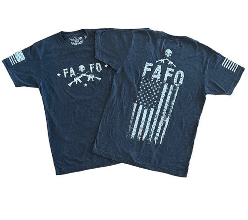 FAFO - F Around Find Out Charcoal Unisex T-shirt
