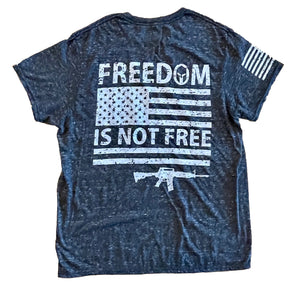 Freedom Isn't Free Charcoal Unisex T-shirt