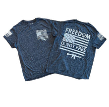 Load image into Gallery viewer, Freedom Isn&#39;t Free Charcoal Unisex T-shirt