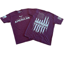 Load image into Gallery viewer, It&#39;s OK to Be American Burgundy Unisex T-shirt