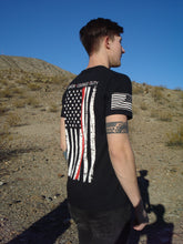 Load image into Gallery viewer, First In Last Out Red Line Unisex T-shirt