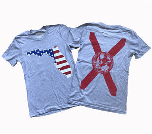 Florida American Flag Unisex T-shirt