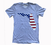 Load image into Gallery viewer, Florida American Flag Unisex T-shirt