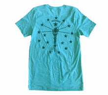 Load image into Gallery viewer, Indiana Double Vacation Teal Unisex T-shirt