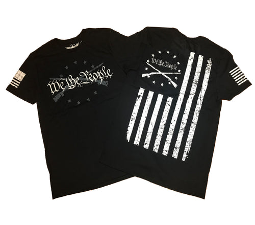 We The People Black Unisex T-shirt